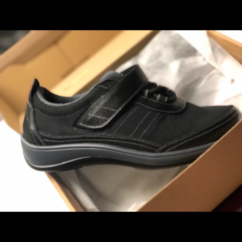 Orthofeet Orthopedic black casual shoes👟📦📫
